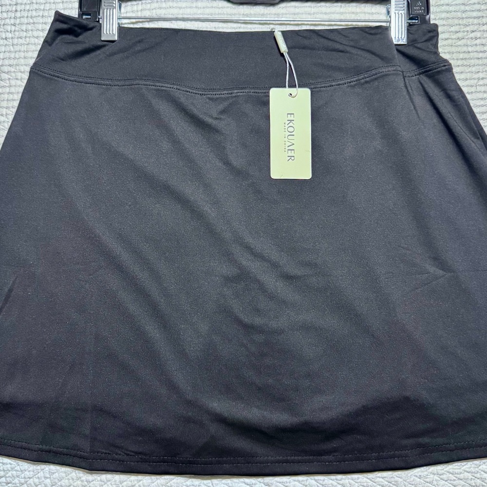 🔥Women's Black Golf/Tennis Skirt W/Shorts Built in 🏌️‍♀️🎾